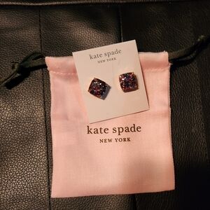 Kate Spade Glitter Stud Earrings
